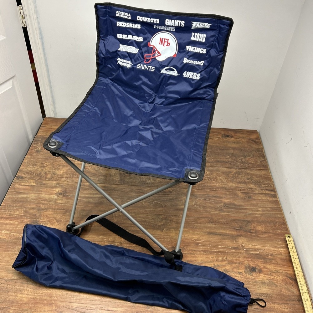 NEW‎ NFL Promo Game Day 30 Teams Tailgate Folding Chair & Carry Bag